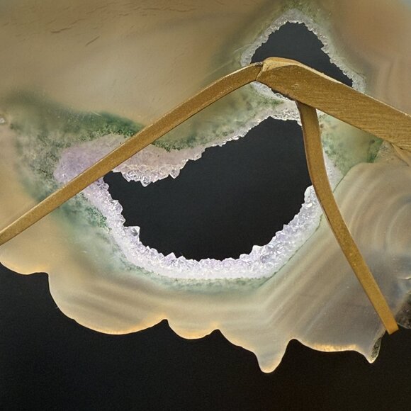 Druzy Agate Amethyst Butterfly Wings Blue Purple Natural Stone Chalcedony 772g # - Picture 6 of 11